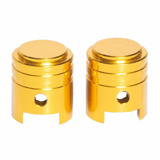 RFX FXVC 30000 00GD Gold Valve Caps - Pack of 2 - Kelly Motorsports