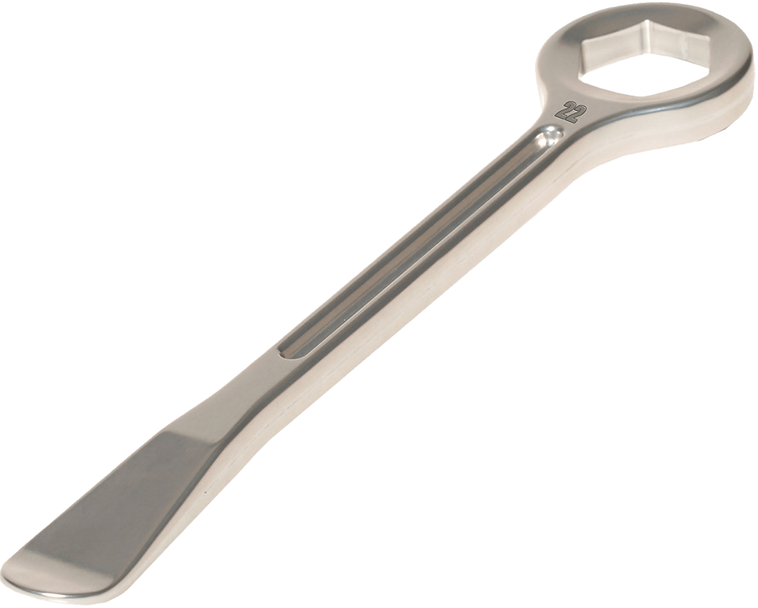 RFX FXWT 10224 55SV Spoon & Spanner Tire Lever with 24mm Spanner - Durable Aluminum Construction - Kelly Motorsports