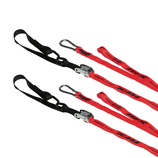 RFX Race Series 1.0 Tie Downs with Soft Loop & Carabiner - FXTD 30000 55RD - Kelly Motorsports