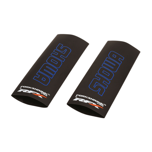 RFX Upper Fork Guard Blue Showa FXFG 10000 55BU for Upside-Down Motorcycle Forks - Kelly Motorsports