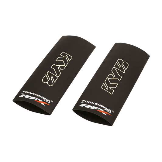 RFX Upper Fork Guard White for Upside Down Motorcycle Forks - Part FXFG 20000 55WH - Kelly Motorsports