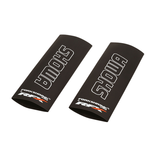 RFX Upper Fork Guard White Showa FXFG 10000 55WH for Upside Down Motorcycle Forks - Kelly Motorsports