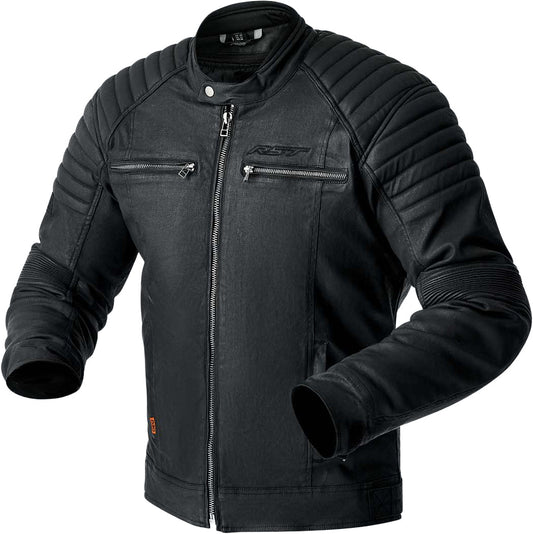 RST Brixton D3O Textile Jacket – Heavy-Duty Wax Cotton with CE - Kelly Motorsports