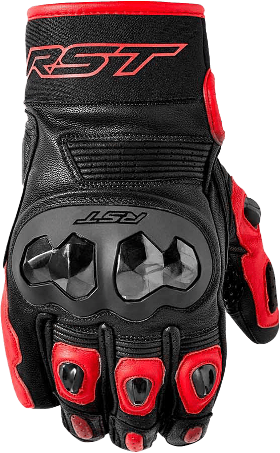 RST Freestyle 3 D3O Leather Motorcycle Gloves - Level 1 KP Certified - Kelly Motorsports
