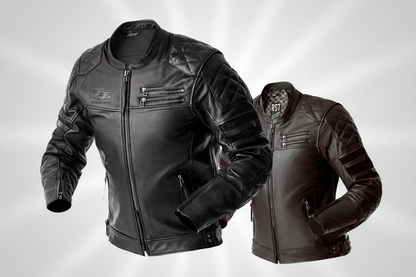 RST Hillberry D3O Leather Motorcycle Jacket with CE AA Certification - Kelly Motorsports