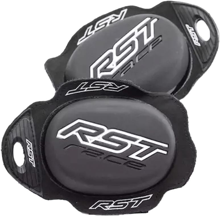 RST Knee Sliders Black (Part Number 101921BLK-ONE) - Kelly Motorsports