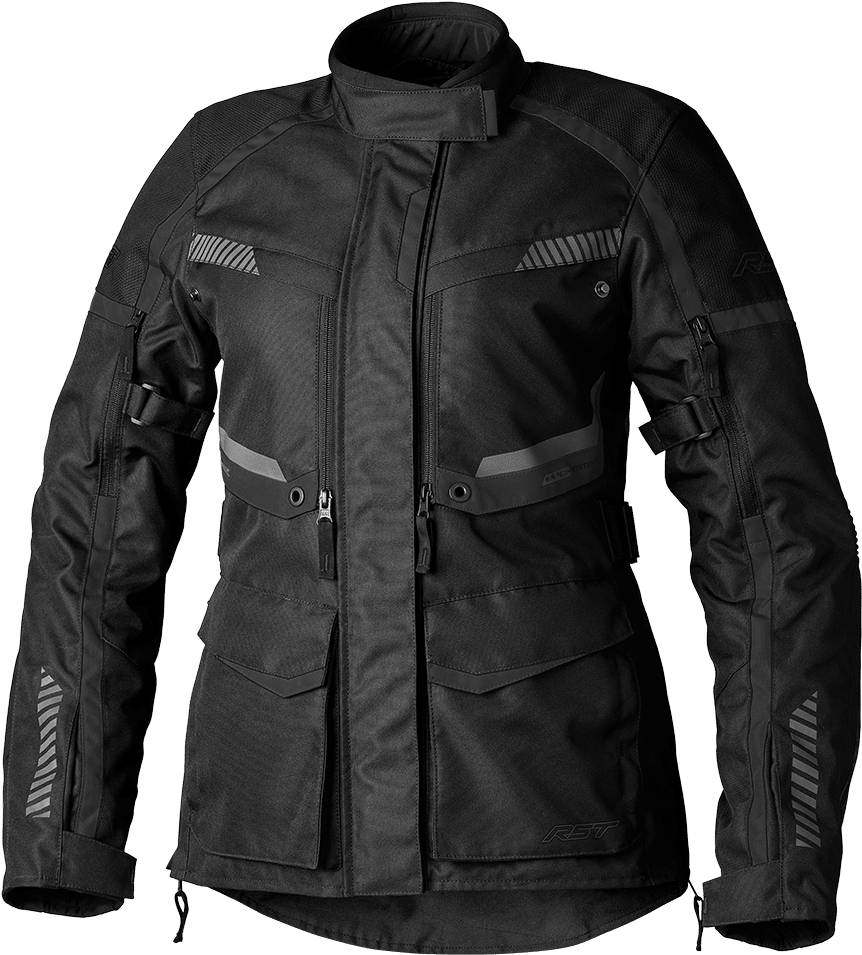 RST Ladies Maverick Evo CE Jacket Waterproof Black/Black - Kelly Motorsports