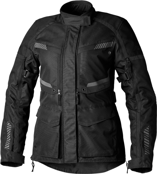 RST Ladies Maverick Evo CE Jacket Waterproof Black/Black - Kelly Motorsports