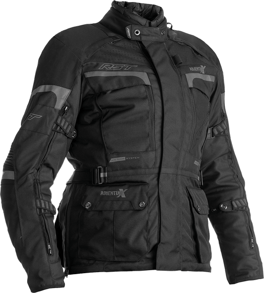 RST Ladies Pro Series Jacket Black/Black w/Removable Thermal Liner - Kelly Motorsports