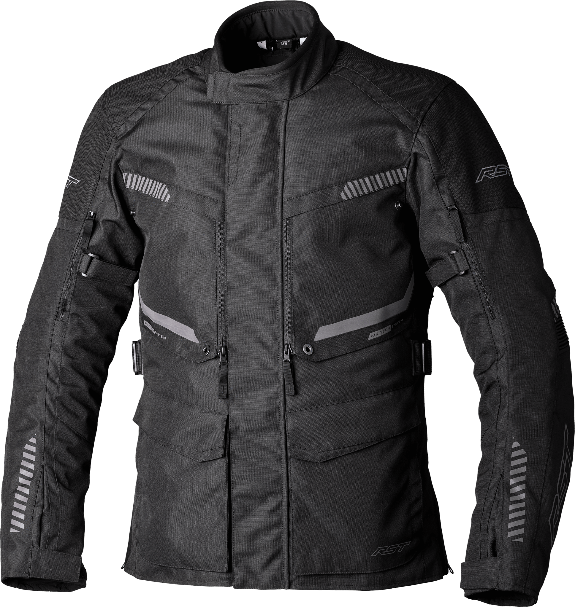 RST Maverick Evo CE Textile Jacket Black/Black Level 2 Armor - Kelly Motorsports