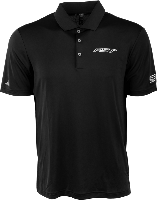 RST Polo - Classic Men's Sport Shirt Black/White - Kelly Motorsports