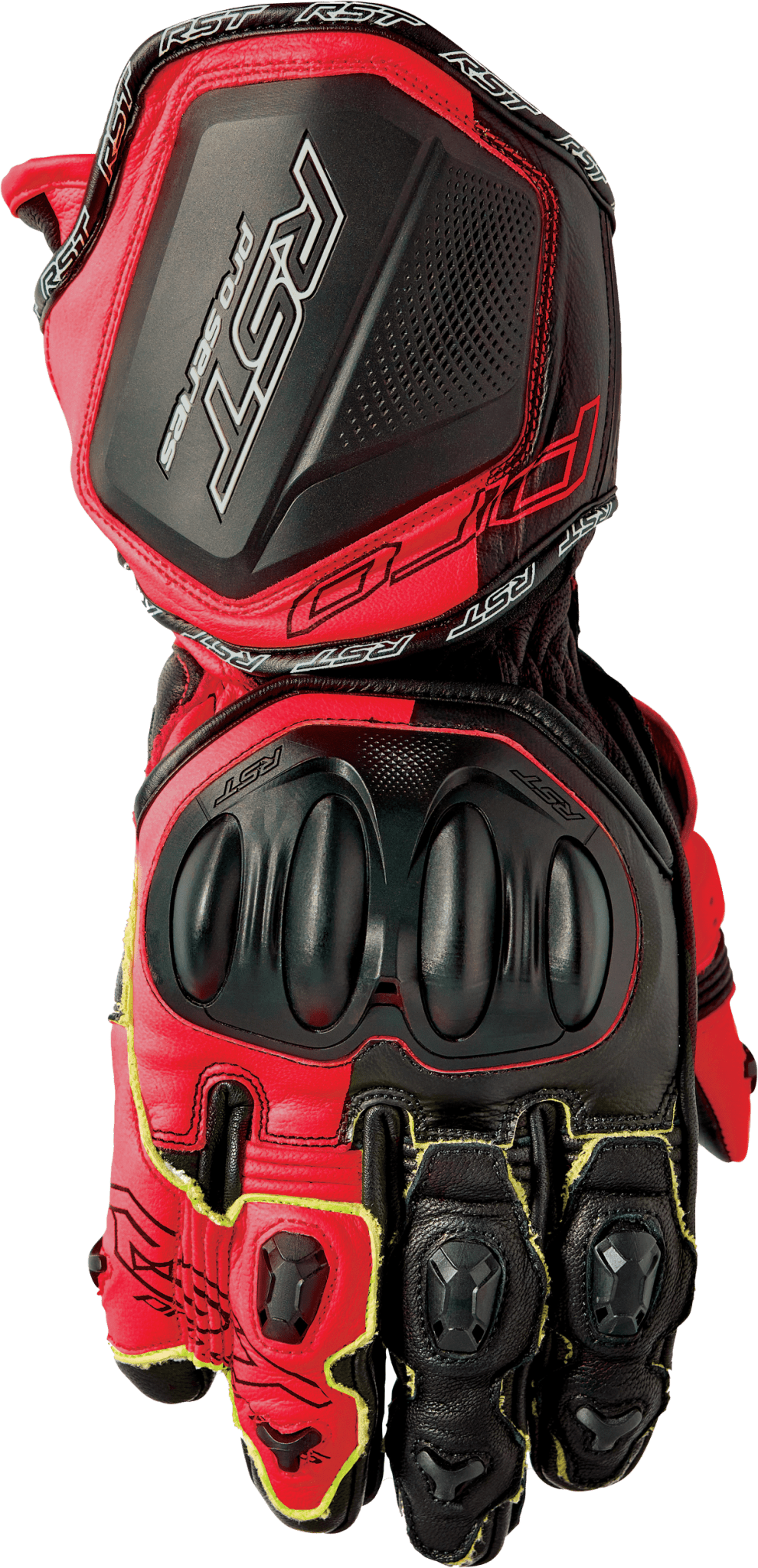 RST Pro Series GP D3O Leather Gloves - Level 1 KP CE Certified - Kelly Motorsports