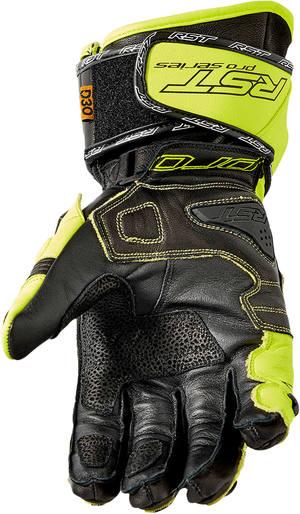RST Pro Series GP D3O Leather Gloves - Level 1 KP CE Certified - Kelly Motorsports