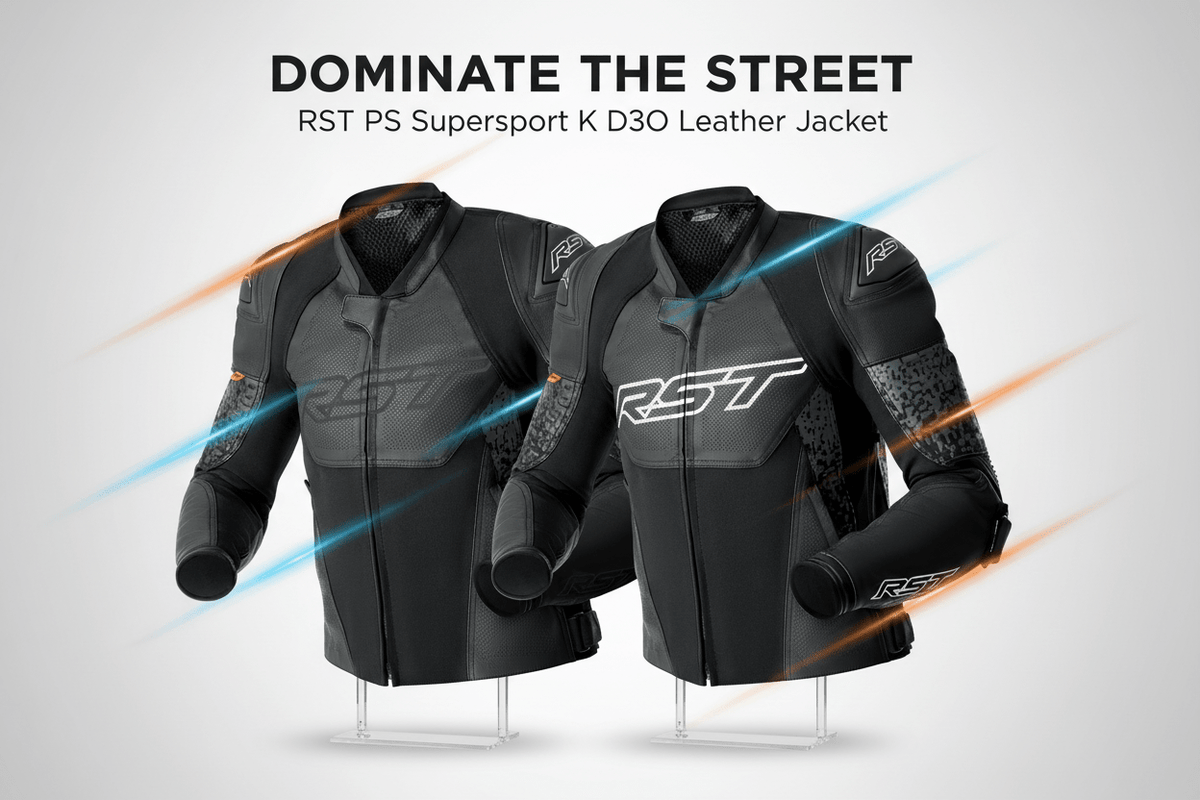 RST PS Supersport K D3O Leather Jacket - Kelly Motorsports
