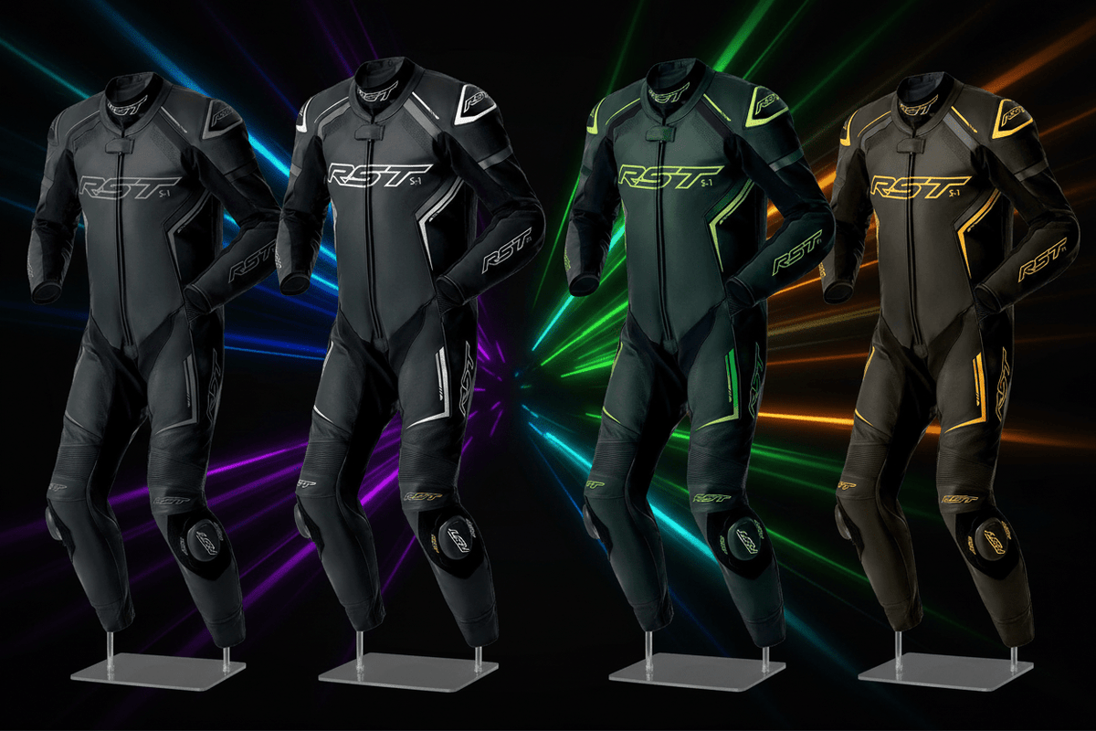 RST S1 D3o Leather Motorcycle Suit - Advanced Protective Gear - Kelly Motorsports