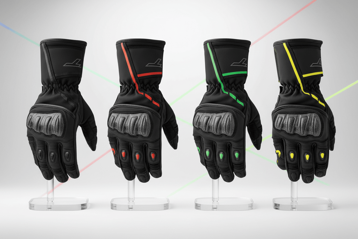 RST S1 Leather Gloves for Men and Women w/Carbon & TPR Protection - Kelly Motorsports