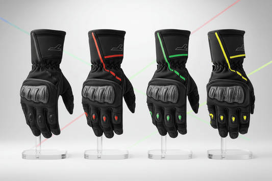 RST S1 Leather Gloves for Men and Women w/Carbon & TPR Protection - Kelly Motorsports