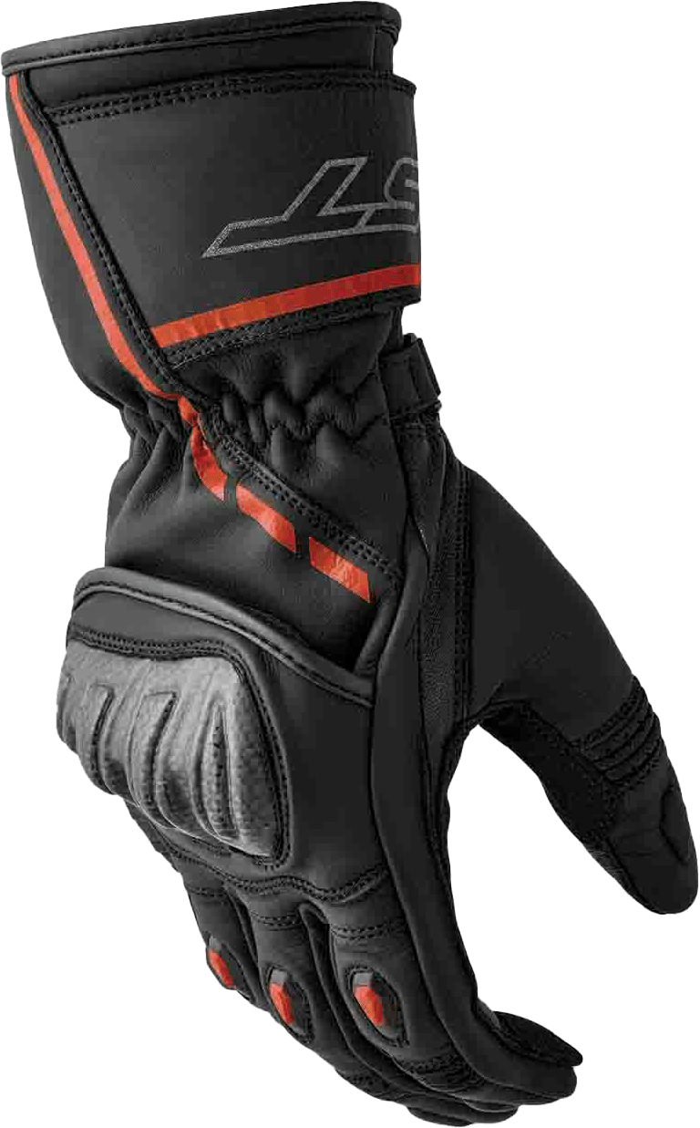 RST S1 Leather Gloves for Men and Women w/Carbon & TPR Protection - Kelly Motorsports