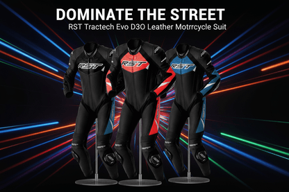 RST Tractech Evo D30 Leather Motorcycle Suit - Kelly Motorsports
