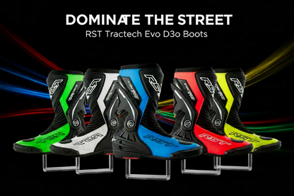 RST Tractech Evo D3o Motorcycle Boots Black