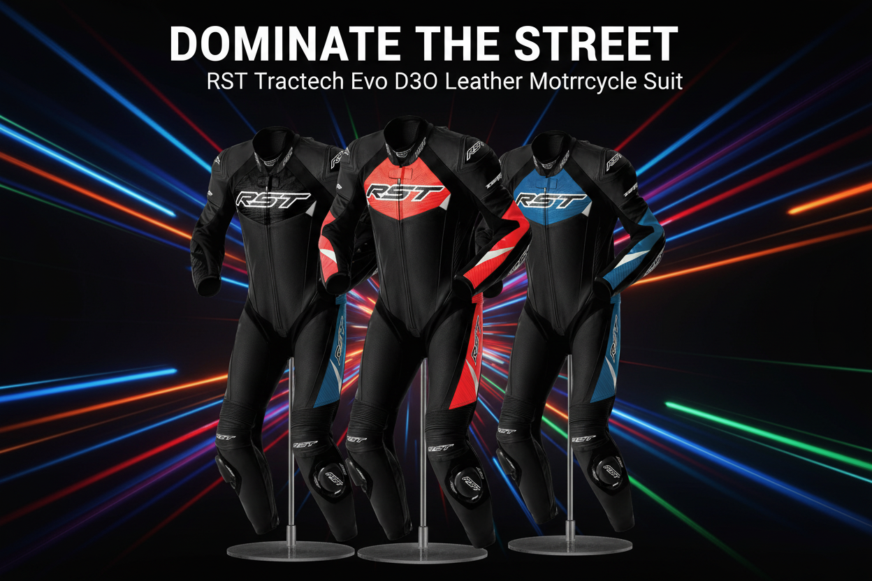 RST Tractech Evo D3O Leather Suit Hero
