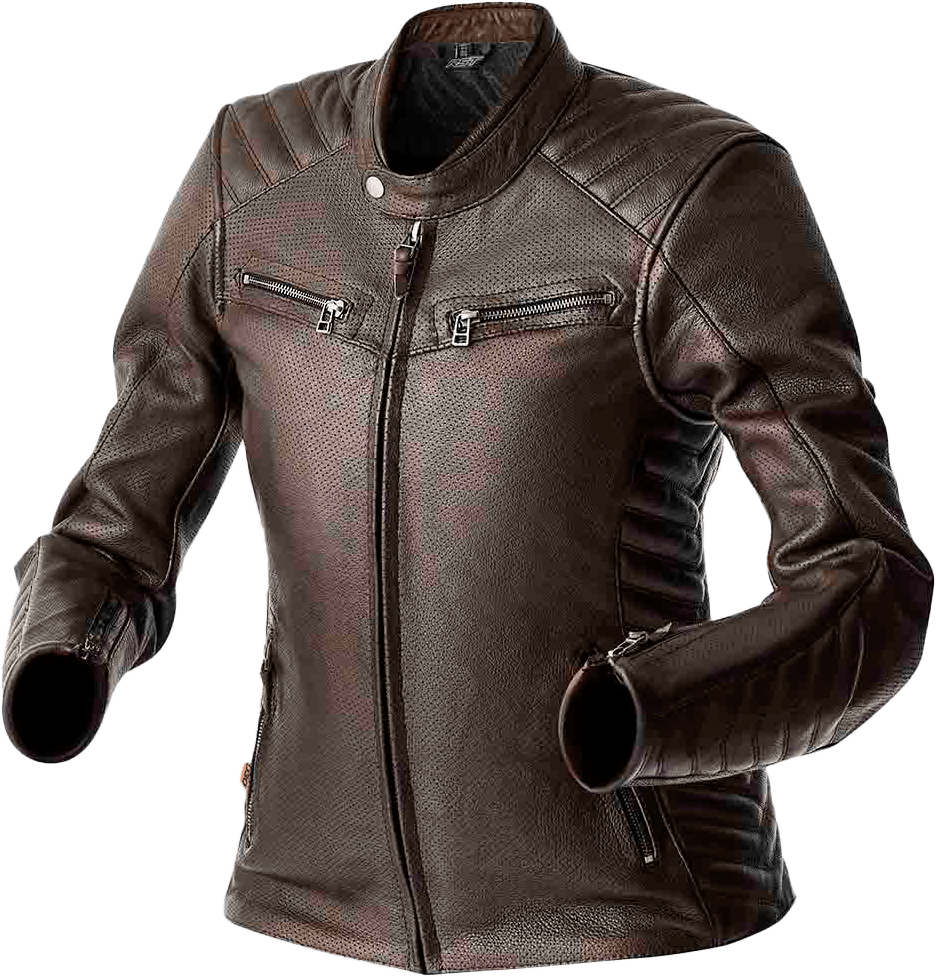RST Women's Roadster Air D3O Leather Motorcycle Jacket - Kelly Motorsports