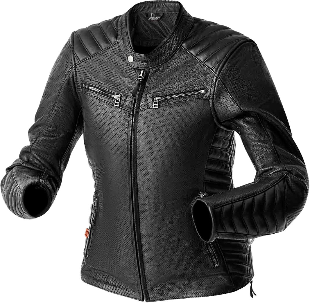RST Women's Roadster Air D3O Leather Motorcycle Jacket - Kelly Motorsports