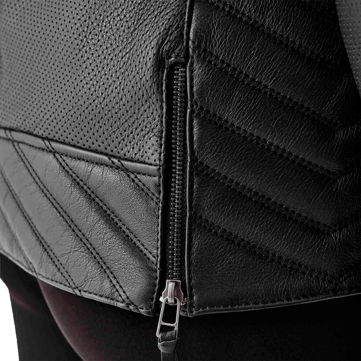 RST Women's Roadster Air D3O Leather Motorcycle Jacket - Kelly Motorsports