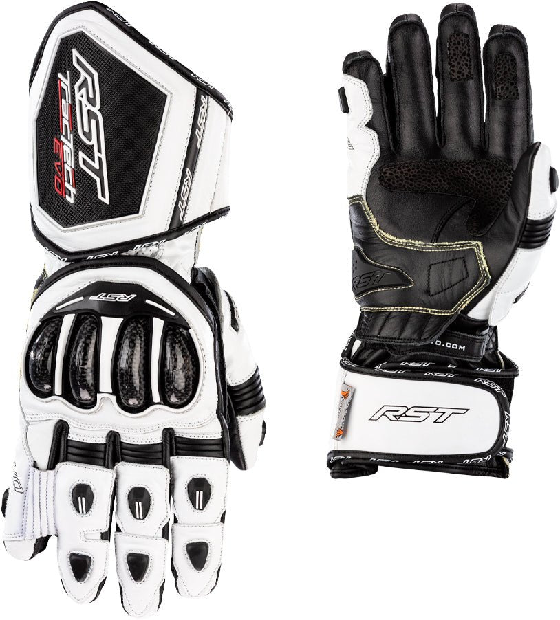 RST Women's Tractech Evo 4 CE Leather Motorcycle Gloves - Kelly Motorsports