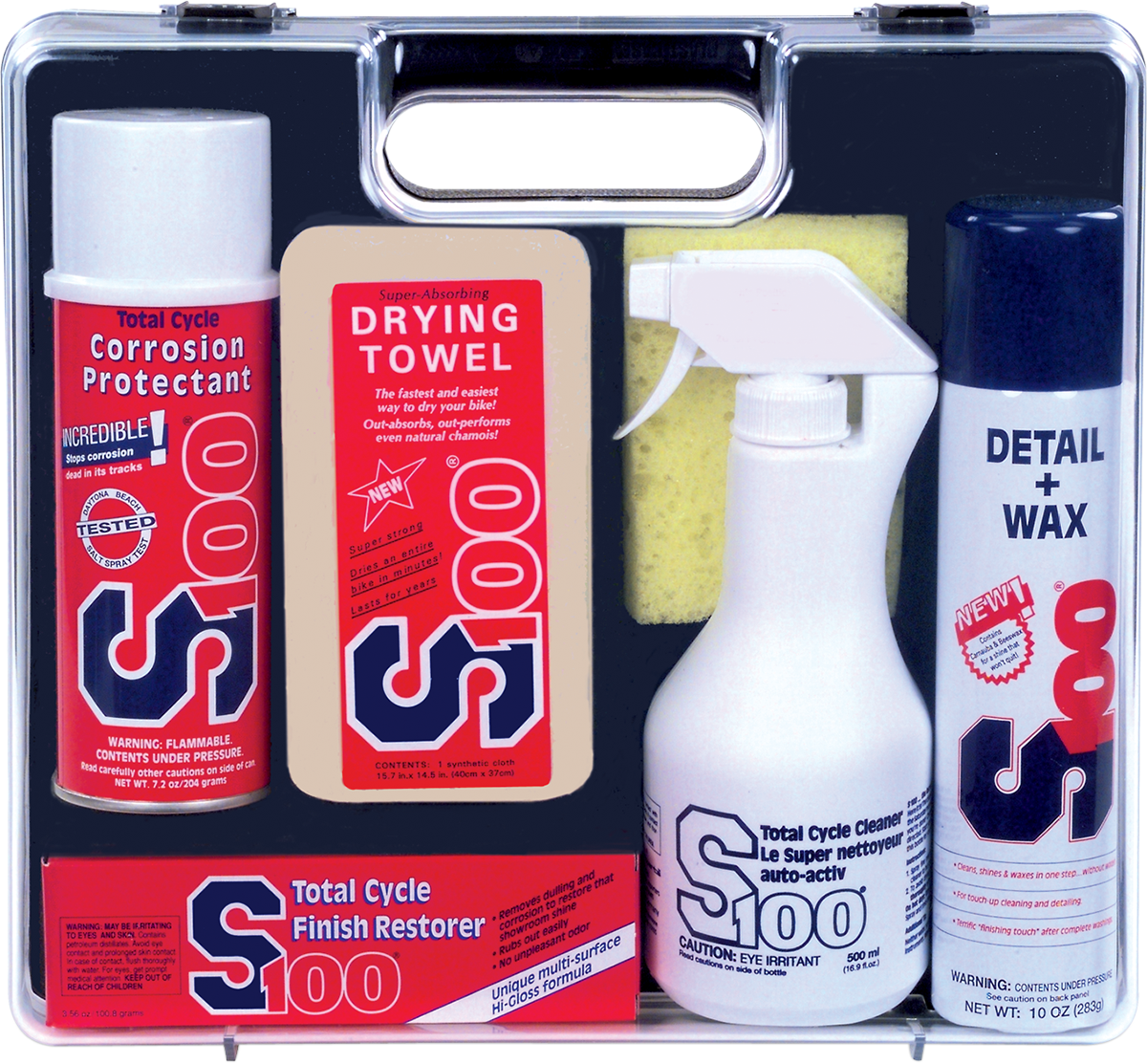 S100 Cycle Care Gift Set 12000C – Complete Motorcycle Maintenance Kit by S100 - Kelly Motorsports
