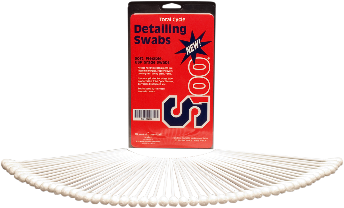 S100 Detail Swabs - 50 Pack 12026S by S100 - Kelly Motorsports