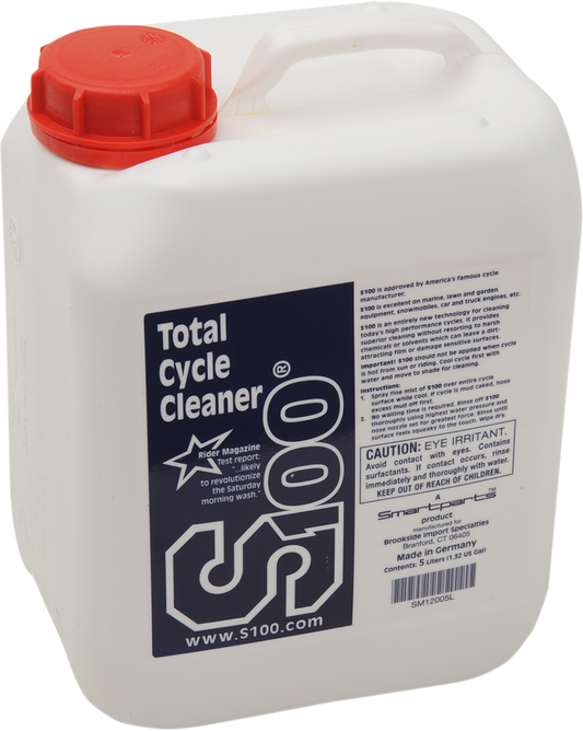 S100 Total Cycle Cleaner Refill - 5L by S100 Part 12005L - Kelly Motorsports