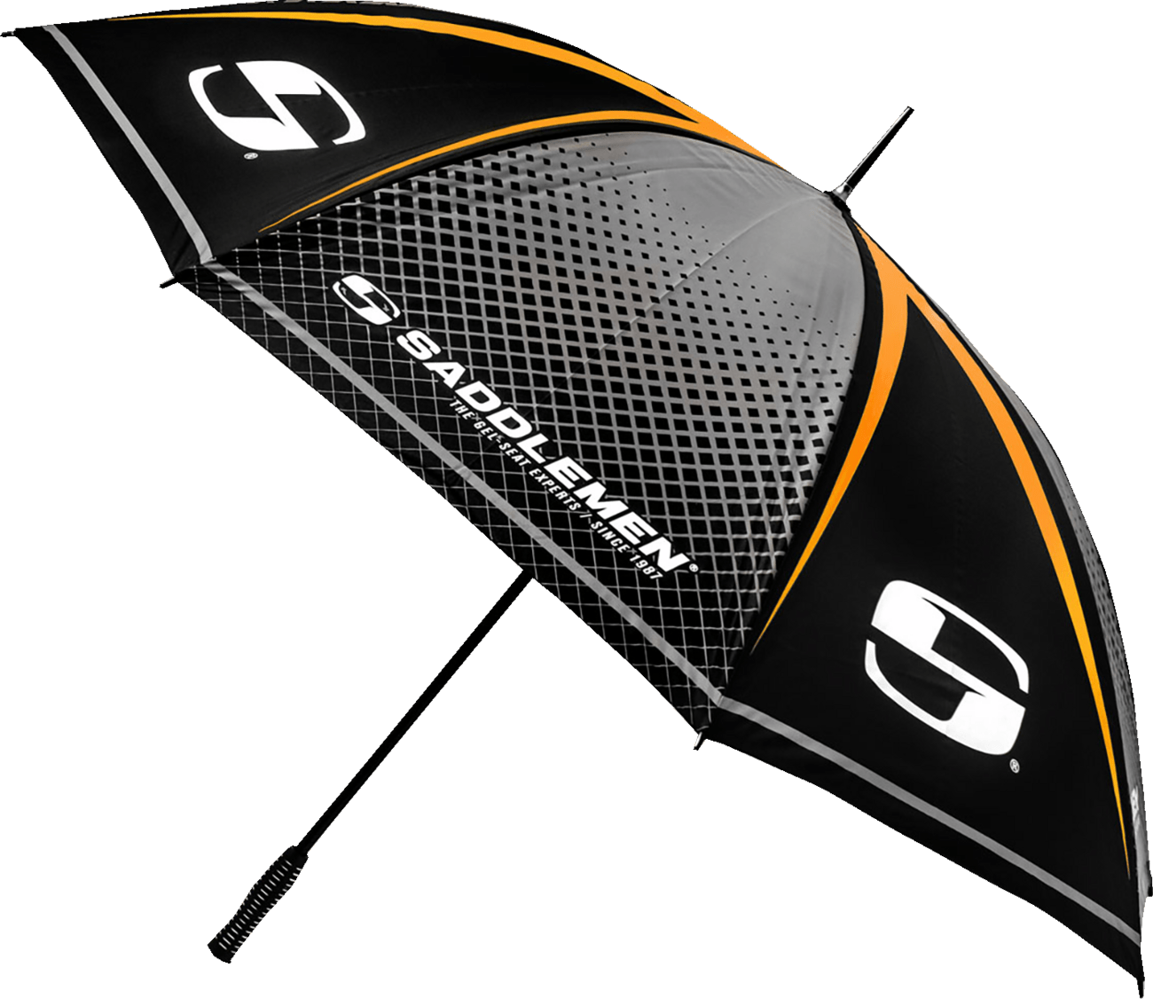 SADDLEMEN Umbrella Black/Gray/Orange 9501-0292 - Kelly Motorsports