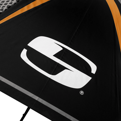 SADDLEMEN Umbrella Black/Gray/Orange 9501-0292 - Kelly Motorsports