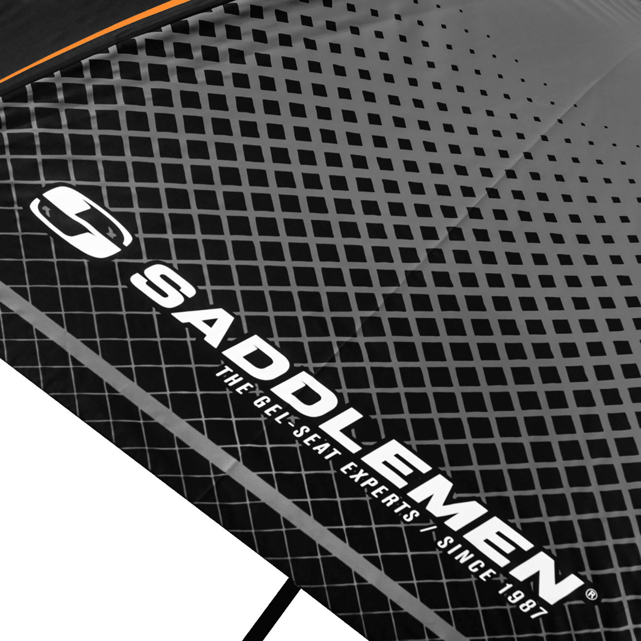 SADDLEMEN Umbrella Black/Gray/Orange 9501-0292 - Kelly Motorsports