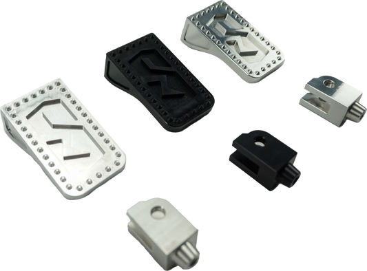 SAWICKI SW - 431A1FSD Mx 'S' Foot Peg - Raw Billet Aluminum - Kelly Motorsports