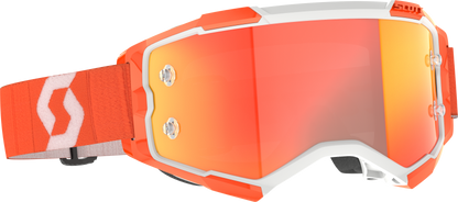 SCOTT Fury Goggle Orange Orange Chrome Works with True View Lens and Anti - Fog Coating - Kelly Motorsports