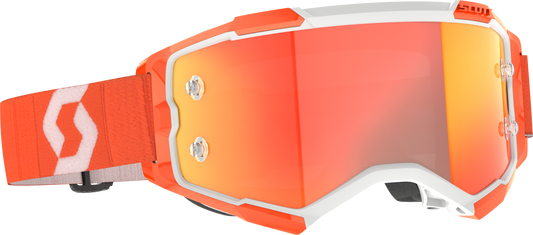 SCOTT Fury Goggle Orange Orange Chrome Works with True View Lens and Anti - Fog Coating - Kelly Motorsports