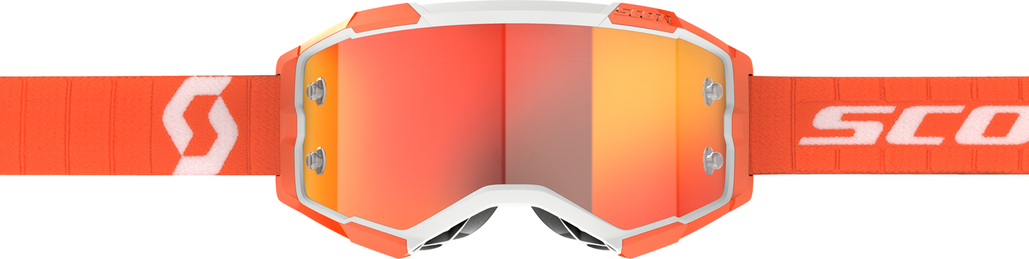 SCOTT Fury Goggle Orange Orange Chrome Works with True View Lens and Anti - Fog Coating - Kelly Motorsports