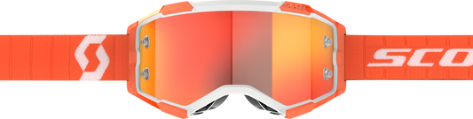 SCOTT Fury Goggle Orange Orange Chrome Works with True View Lens and Anti - Fog Coating - Kelly Motorsports