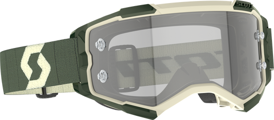 SCOTT Fury LS Goggle Kaki Green with Grey Works Lens - Part Number 272827 - 6312327 - Kelly Motorsports
