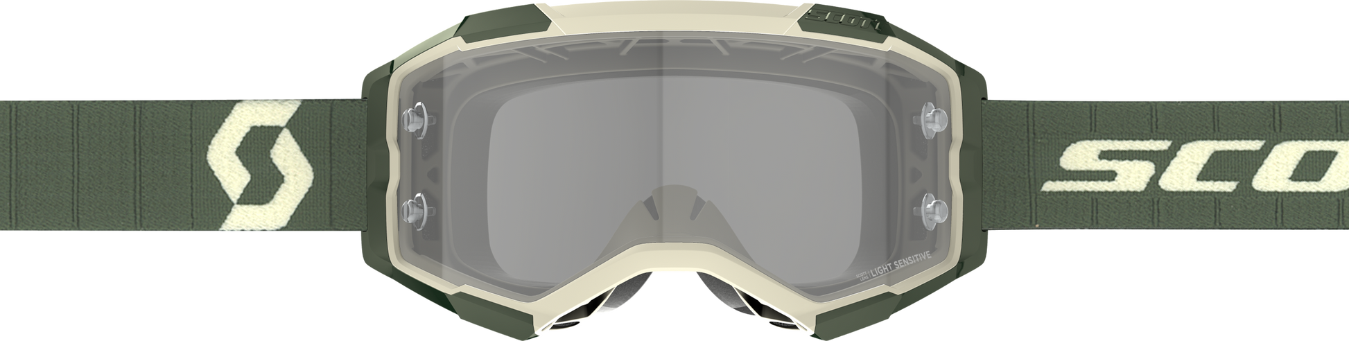 SCOTT Fury LS Goggle Kaki Green with Grey Works Lens - Part Number 272827 - 6312327 - Kelly Motorsports