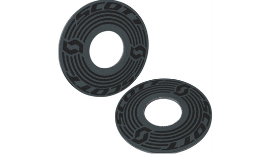 Scott Logo Grip Donuts - Black/Gray 265517 - 1001222 - Kelly Motorsports