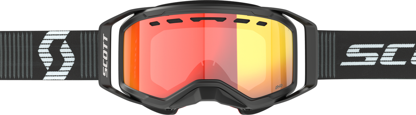 SCOTT Prospect 2.0 SMB Snowmobile Goggle with Clear Lens and Extra Wide Silicone Strap - Kelly Motorsports