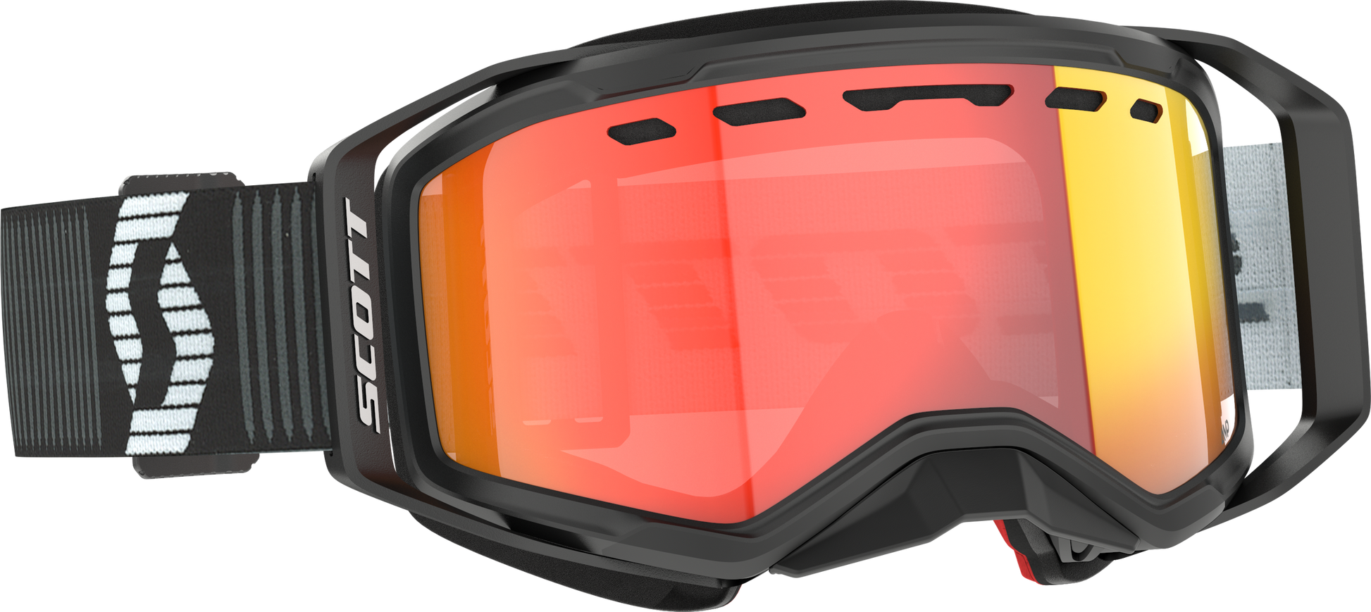 SCOTT Prospect 2.0 SMB Snowmobile Goggle with Clear Lens and Extra Wide Silicone Strap - Kelly Motorsports