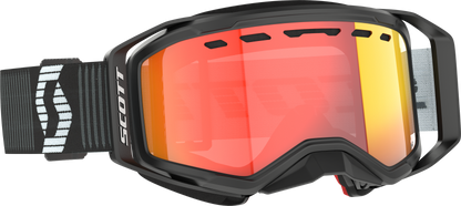 SCOTT Prospect 2.0 SMB Snowmobile Goggle with Clear Lens and Extra Wide Silicone Strap - Kelly Motorsports