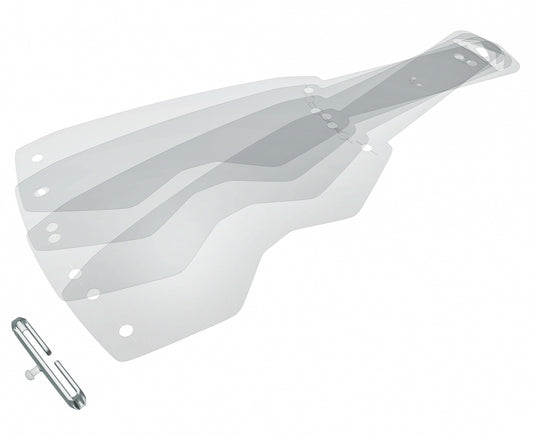 SCOTT Prospect Tear Offs 1.20 Pack - Clear Screen Cover for Bicycles - Kelly Motorsports