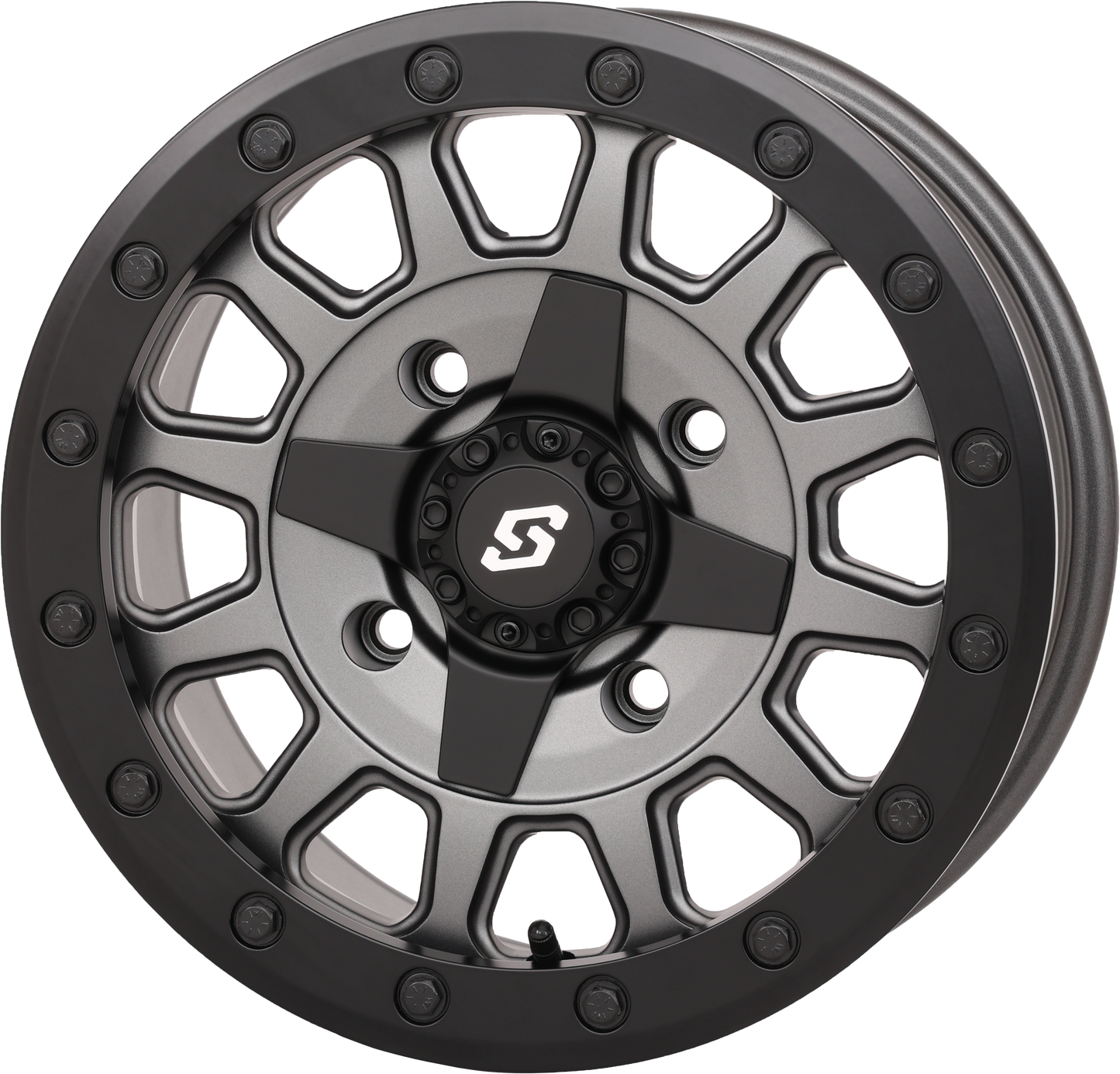 Sedona Adapt DD Wheel 15x7 Matte Gunmetal Grey for ATV/UTV with Dual - Drilled Bolt Pattern - Kelly Motorsports