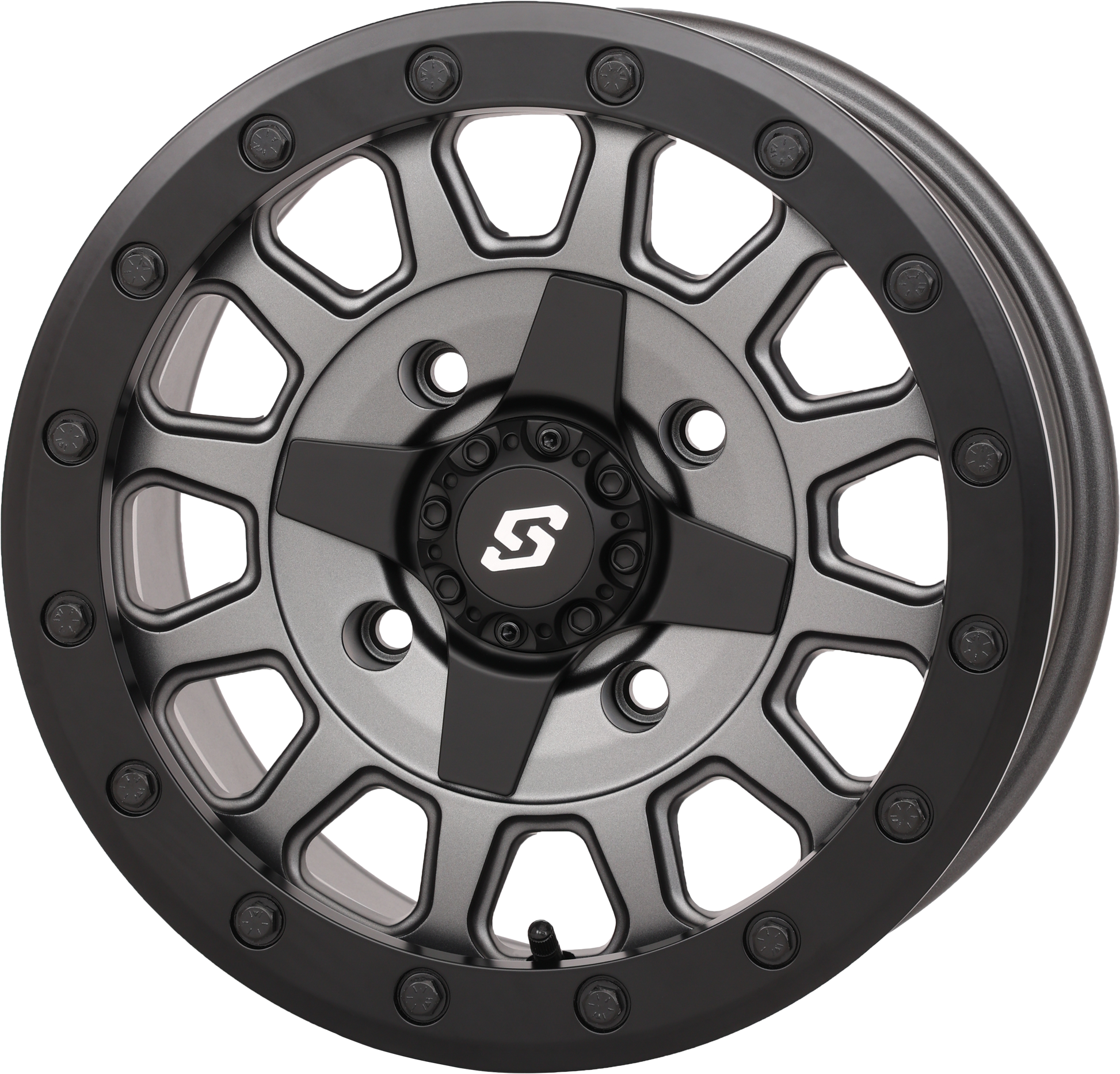 Sedona Adapt DD Wheel 15x7 Matte Gunmetal Grey for ATV/UTV with Dual - Drilled Bolt Pattern - Kelly Motorsports