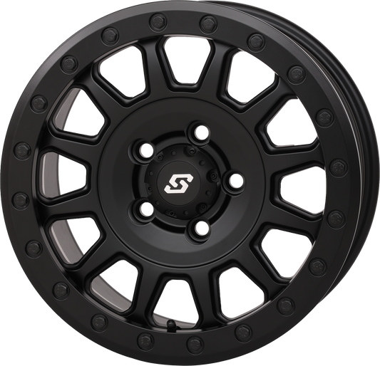 Sedona Adapt Wheel 15x7 5+2 Matte Black with Beadlock for ATV/UTV - Kelly Motorsports
